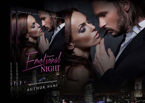 Romance-book-cover-design-Emotional Night-back