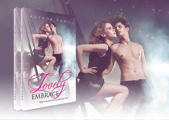 Romance-book-cover-design-Lovely Embrace -back