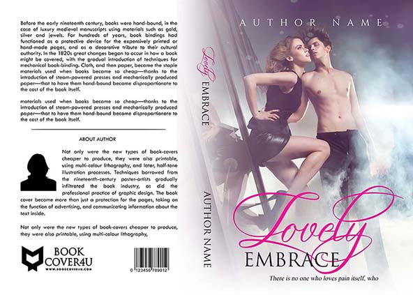Romance-book-cover-design-Lovely Embrace -front