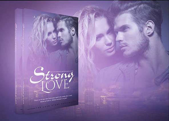 Romance-book-cover-design-Strong Love-back