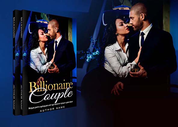 Romance-book-cover-design-Billionaire Couple-back