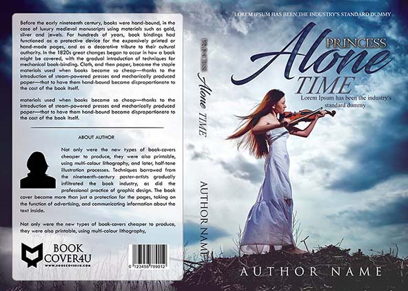 Romance-book-cover-design-Princess Alone time-front