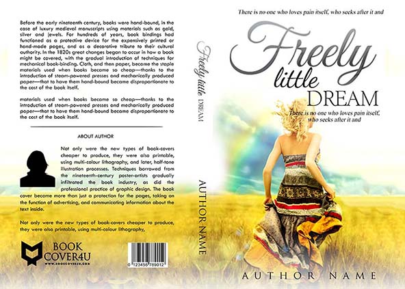 Romance-book-cover-design-Freely Little Dream-front