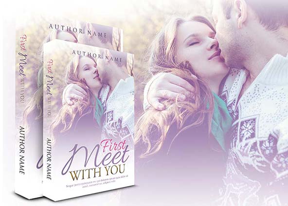 Romance-book-cover-design-First Meet With ...-back