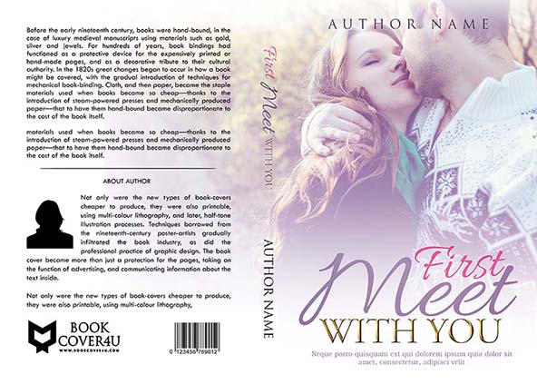 Romance-book-cover-design-First Meet With ...-front