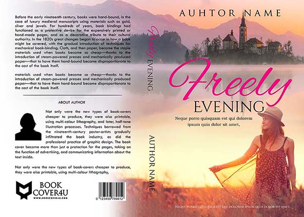Romance-book-cover-design-Freely Evening -front