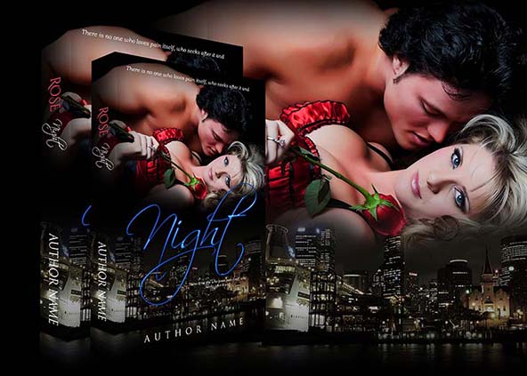 Romance-book-cover-design-Rose Night-back