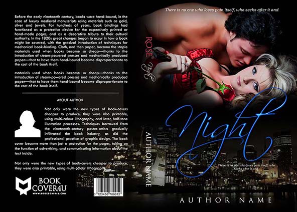 Romance-book-cover-design-Rose Night-front