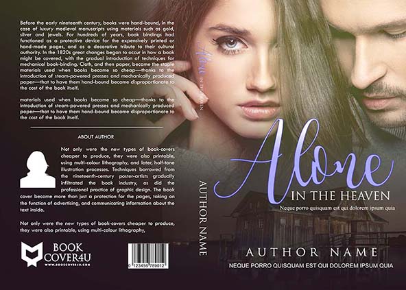 Romance-book-cover-design-Alone In The....-front
