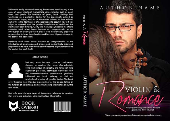 Romance-book-cover-design-Violin & Romance-front