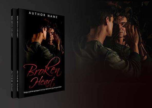 Romance-book-cover-design-Broken Hearts-back