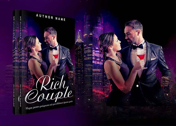 Romance-book-cover-design-Rich Couple-back