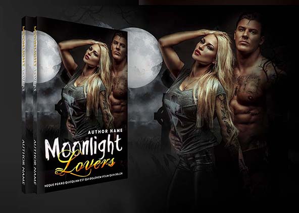 Romance-book-cover-design-Moonlight Lovers-back