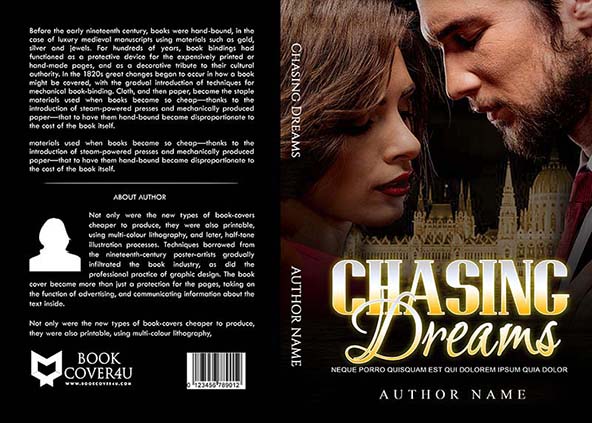 Romance-book-cover-design-Chasing Dreams-front