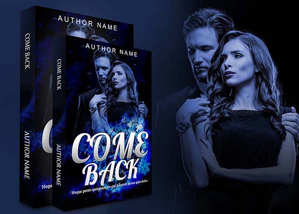 Romance-book-cover-design-Come Back-back