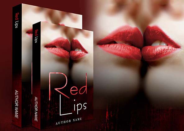 Romance-book-cover-design-Red Lips-back