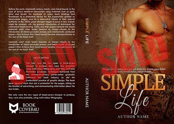 Romance-book-cover-design-Simple Life-front