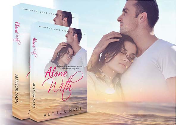 Romance-book-cover-design-Alone With-back