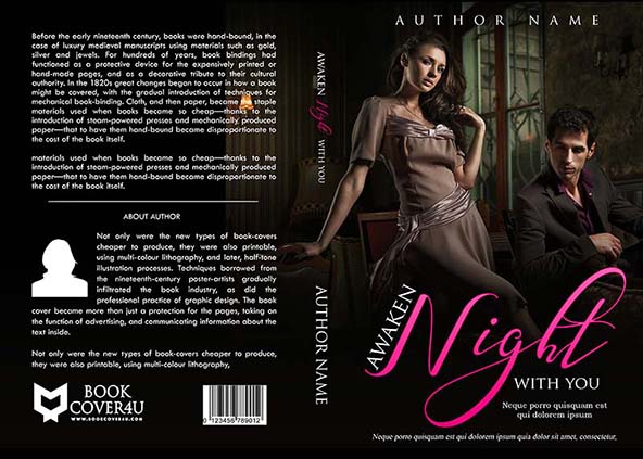 Romance-book-cover-design-Aweken Night With....-front