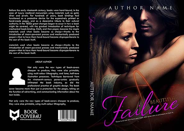 Romance-book-cover-design-Beautiful Failure-front