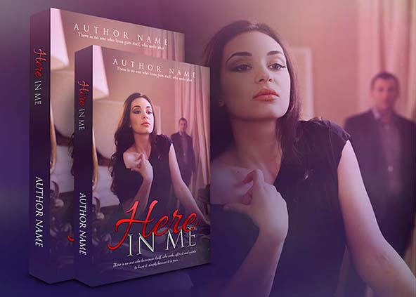 Romance-book-cover-design-Here In Me-back