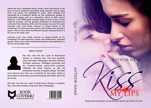 Romance-book-cover-design-Kiss My Lips-front