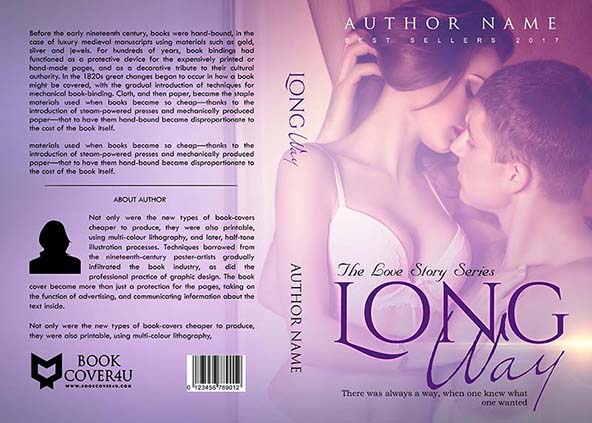 Romance-book-cover-design-Long Way-front
