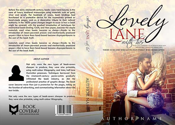 Romance-book-cover-design-Lovely Lane With...-front