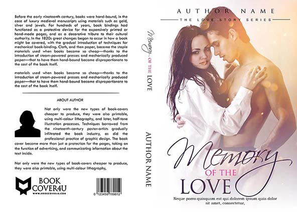 Romance-book-cover-design-Memory Of The...-front