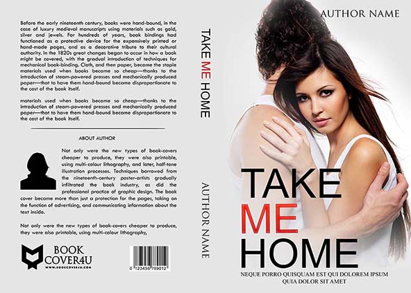 Romance-book-cover-design-Take Me Home-front