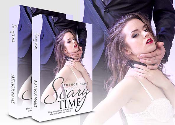 Romance-book-cover-design-Scary Time-back