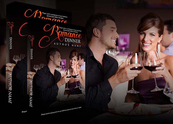 Romance-book-cover-design-Romance Dinner-back