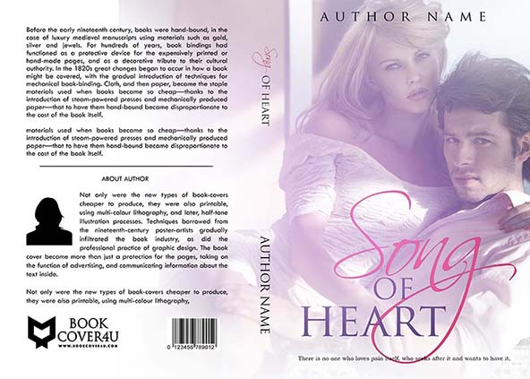 Romance-book-cover-design-Song Of Heart-front