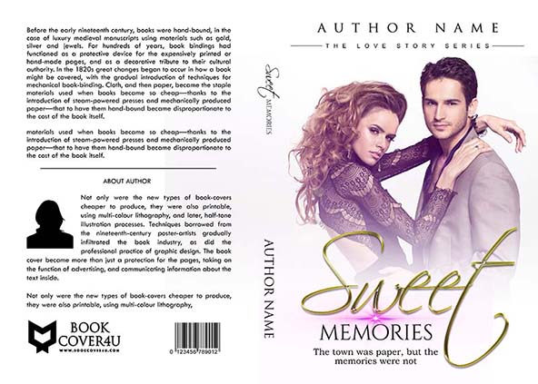 Romance-book-cover-design-Sweet Memories-front