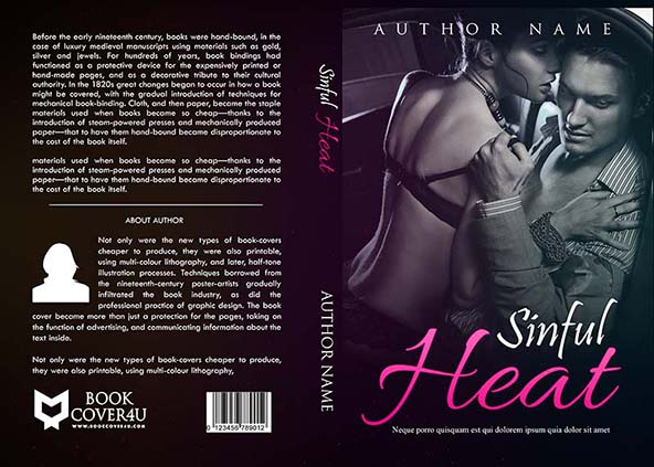 Romance-book-cover-design-Sinful Heat-front