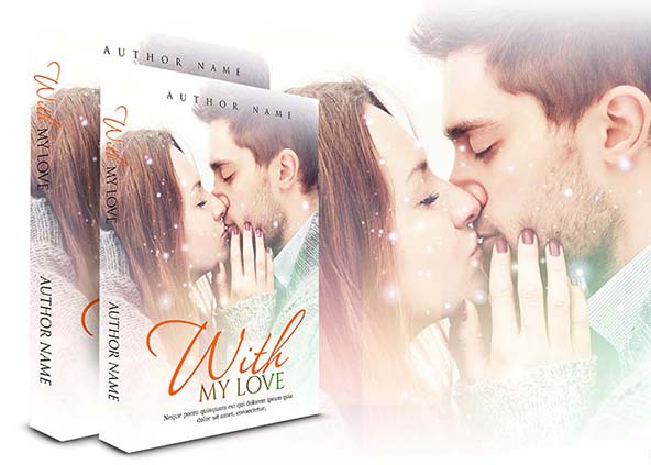Romance-book-cover-design-With My Love-back