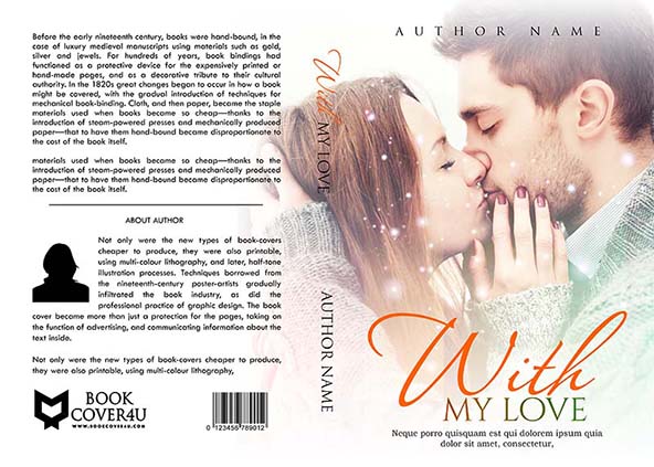Romance-book-cover-design-With My Love-front