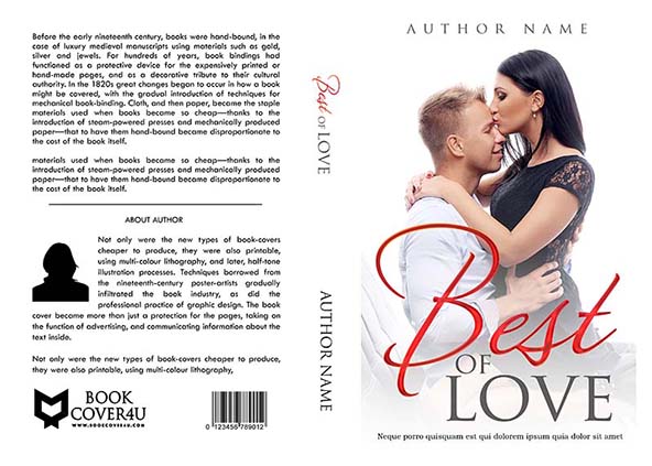 Romance-book-cover-design-Best Of Love-front