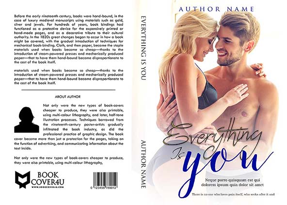 Romance-book-cover-design-Everything Is You-front