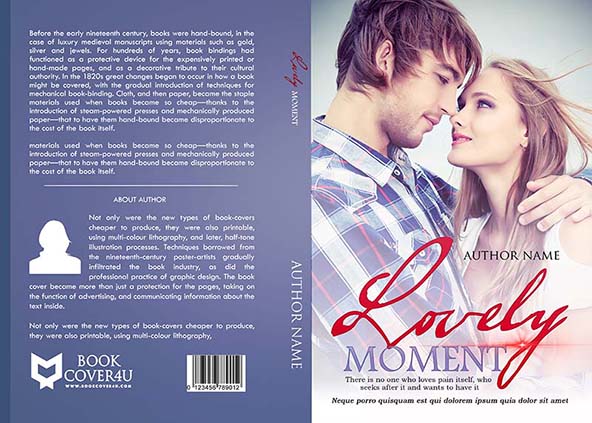 Romance-book-cover-design-Lovely Moment-front
