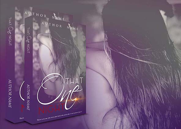Romance-book-cover-design-That One Night-back