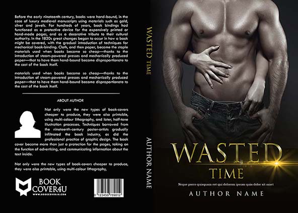 Romance-book-cover-design-Wasted Time-front