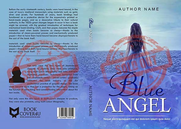 Romance-book-cover-design-Blue Angel-front