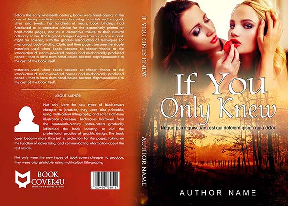 Romance-book-cover-design-If You Only Knew-front