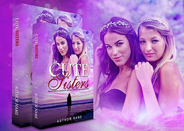 Romance-book-cover-design-Cute Sisters-back
