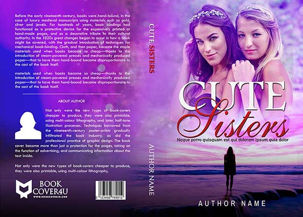 Romance-book-cover-design-Cute Sisters-front