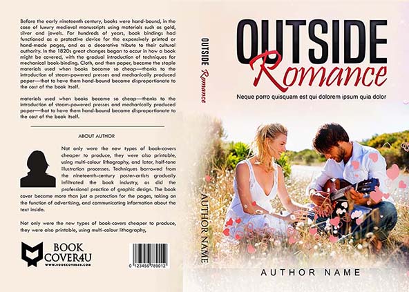 Romance-book-cover-design-Outside Romance-front