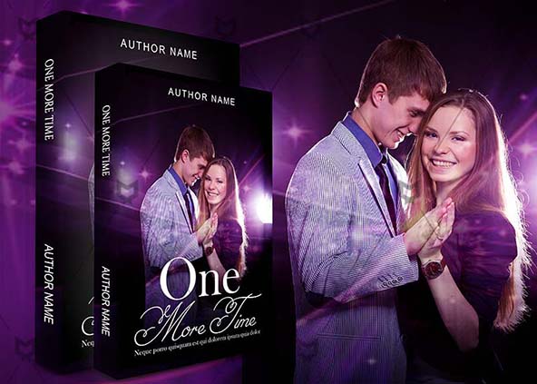 Romance-book-cover-design-One More Time-back