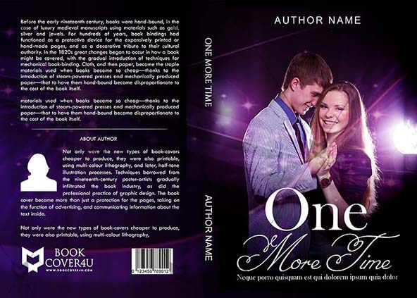 Romance-book-cover-design-One More Time-front