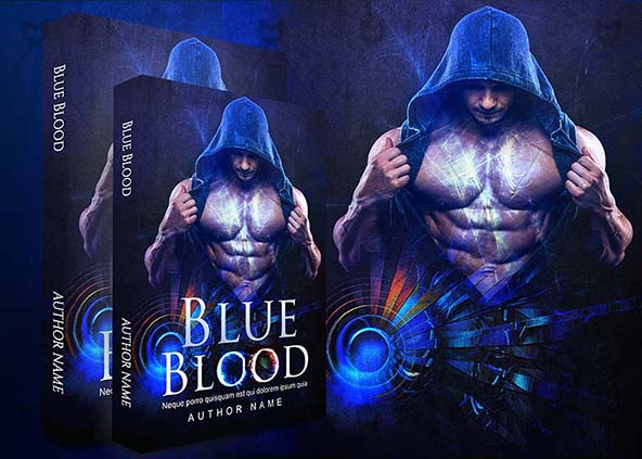 Romance-book-cover-design-Blue Blood-back